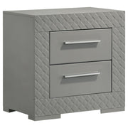 Ives 4-piece Queen Bedroom Set Grey High Gloss - 224971Q-S4