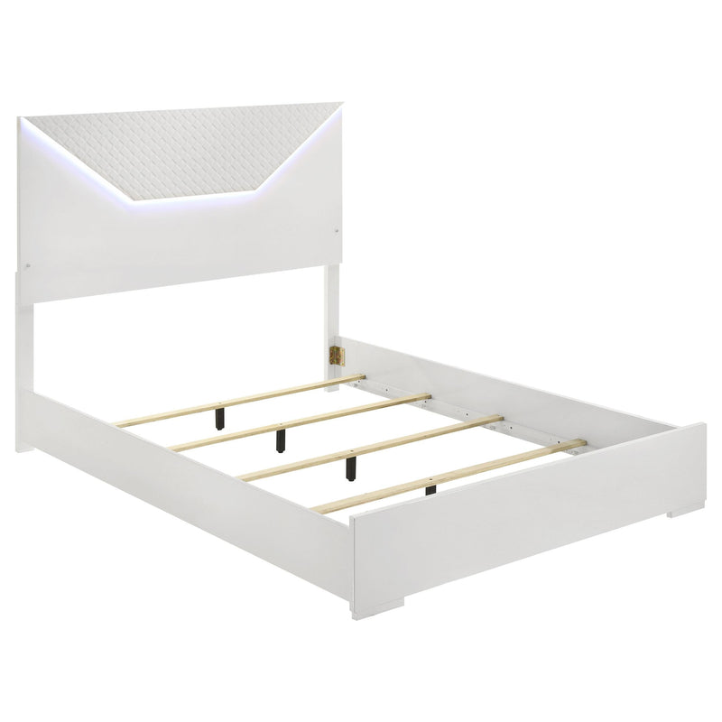 Ives 5-piece Queen Bedroom Set White High Gloss - 224941Q-S5