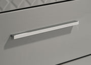 Ives 6-drawer Dresser Cabinet Grey High Gloss - 224973