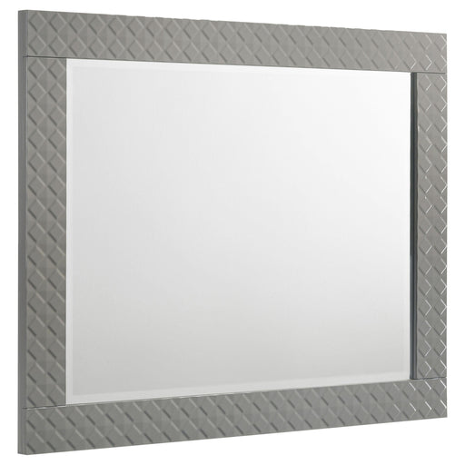Ives Dresser Mirror Grey High Gloss - 224974