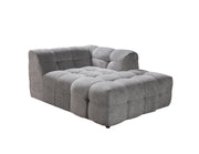 Ivy Gray Boucle RAF Sectional - Lara FurnitureSectional