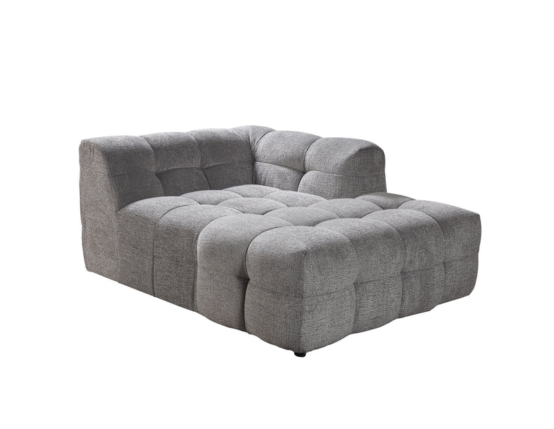 Ivy Gray Boucle RAF Sectional - Lara FurnitureSectional