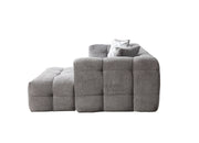 Ivy Gray Boucle RAF Sectional - Lara FurnitureSectional