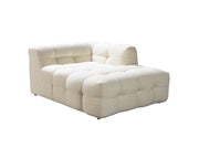 Ivy Ivory Boucle RAF Sectional - Lara FurnitureSectional