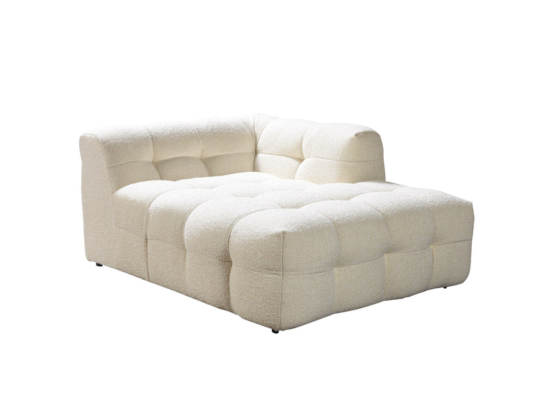 Ivy Ivory Boucle RAF Sectional - Lara FurnitureSectional