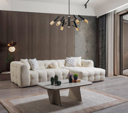 Ivy Ivory Boucle RAF Sectional - Lara FurnitureSectional