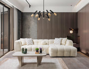 Ivy Ivory Boucle RAF Sectional - Lara FurnitureSectional