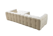 Ivy Ivory Boucle RAF Sectional - Lara FurnitureSectional