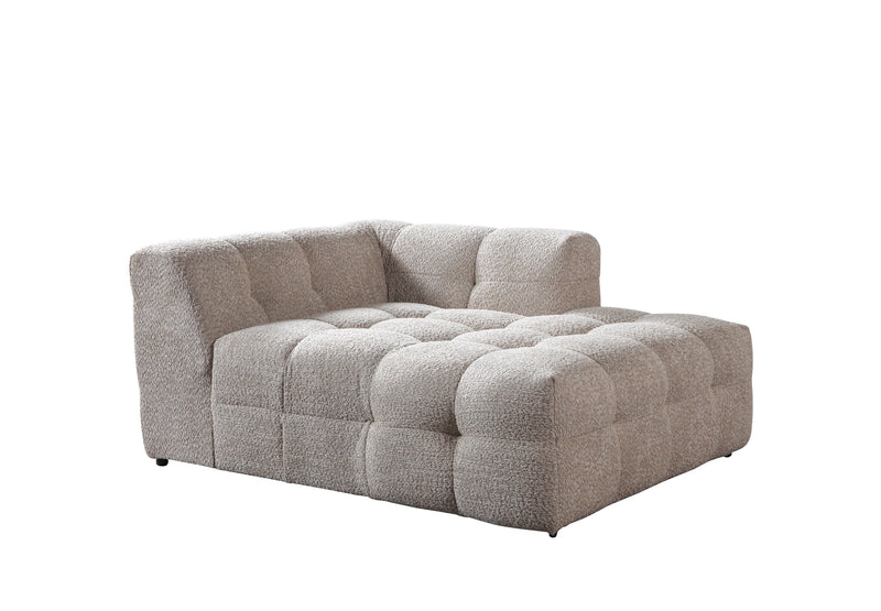 Ivy Sand Boucle Double Chaise 146" Sectional - IVYSAND-USEC