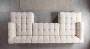 Ivy Sand Boucle Double Chaise 146" Sectional - IVYSAND-USEC