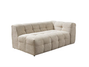 Ivy Sand Boucle LAF 110" Sectional - Lara FurnitureSectional