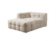 Ivy Sand Boucle LAF 110" Sectional - Lara FurnitureSectional