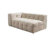 Ivy Sand Boucle RAF 110" Sectional - Lara FurnitureSectional