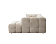 Ivy Sand Boucle RAF 110" Sectional - Lara FurnitureSectional