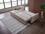 Ivy Sectional (Koopsi Basic Beige) 3 Pieces - Lara FurnitureSleeper Sectional
