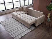 Ivy Sectional (Koopsi Basic Beige) 3 Pieces - Lara FurnitureSleeper Sectional