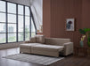Ivy Sectional (Koopsi Basic Beige) 3 Pieces - Gate FurnitureSleeper Sectional