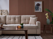 Ivy Sectional (Koopsi Basic Beige) 3 Pieces - Lara FurnitureSleeper Sectional
