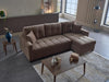 Ivy Sectional (Koopsi Basic Brown) 3 Pieces - Gate FurnitureSleeper Sectional