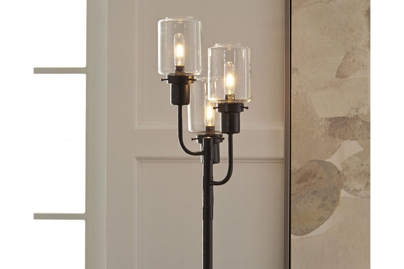 Jaak Bronze Finish Floor Lamp - Gate FurnitureFloor Lamps