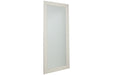 Jacee Antique White Floor Mirror - Gate FurnitureMirror