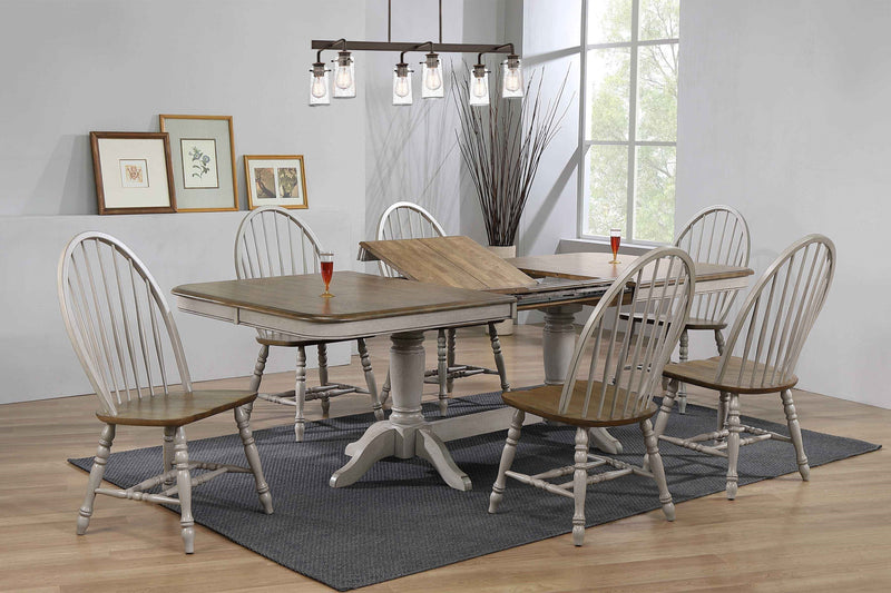 Jack Gray/Brown Dining Room Set - Lara FurnitureDining Room Set