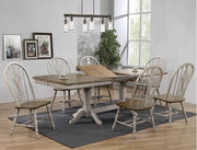 Jack Gray/Brown Keyhole Dining Room Set - Lara FurnitureDining Room Set