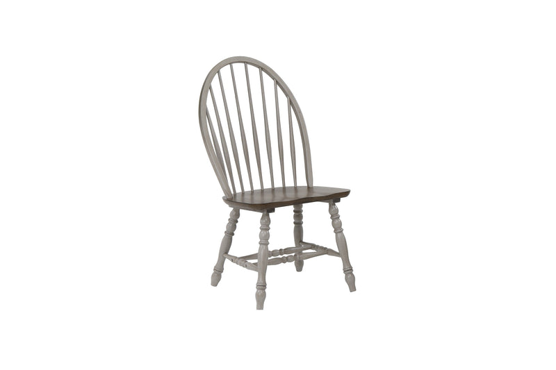Jack Gray/Brown Round Dining Room Set - Lara FurnitureDining Room Set