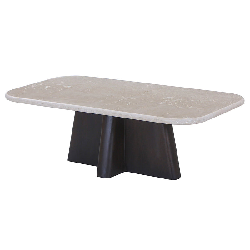 Jacory Coffee Table w/Bottocino Marble Top - LV04765