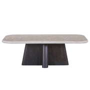 Jacory Coffee Table w/Bottocino Marble Top - LV04765