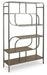 Jaddon Brown/Antique Silver Bookcase - A4000587