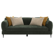Jade 2-piece Chenille Upholstered Sofa Set Green - 509131-S2