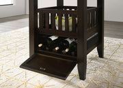 Jaden 5-piece Square Counter Height Dining Set Espresso - 100958-S5