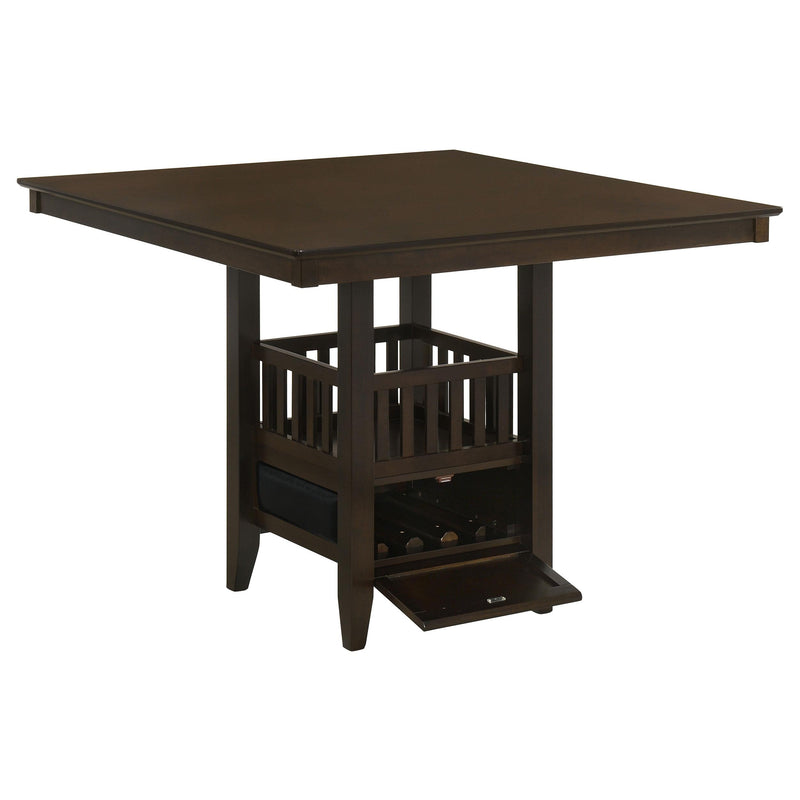 Jaden Square 47-inch Counter Height Dining Table Espresso - 100958