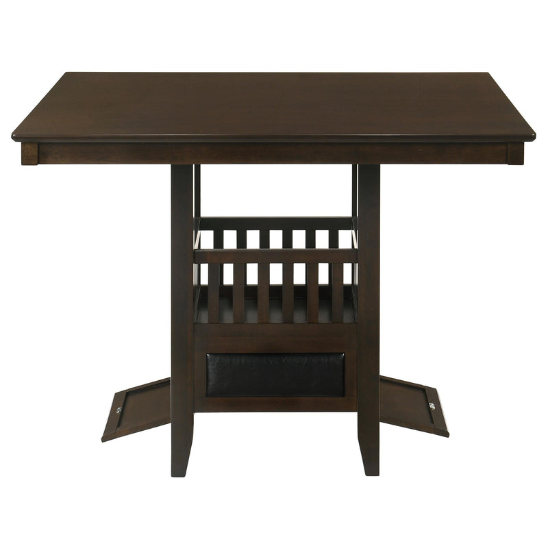 Jaden Square 47-inch Counter Height Dining Table Espresso - 100958