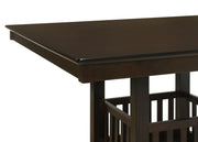 Jaden Square 47-inch Counter Height Dining Table Espresso - 100958