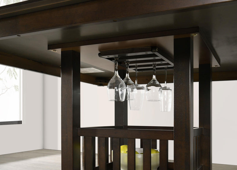 Jaden Square 47-inch Counter Height Dining Table Espresso - 100958