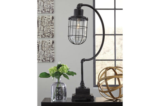 Jae Antique Black Desk Lamp - Gate FurnitureTable Lamp
