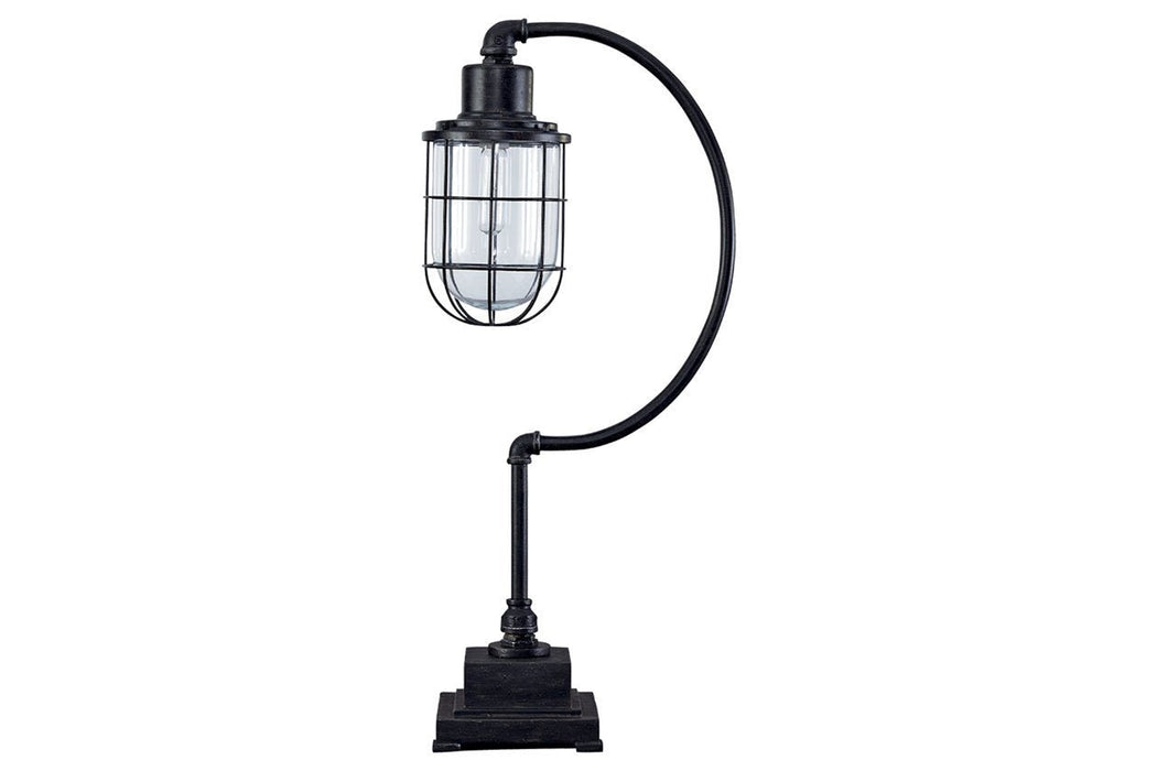 Jae Antique Black Desk Lamp - Gate FurnitureTable Lamp