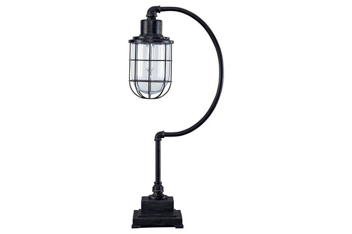 Jae Antique Black Desk Lamp - Lara FurnitureTable Lamp