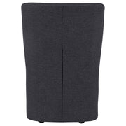 Jaelynn Upholstered Dining Side Chair Charcoal (Set of 2) - 107052CHAR