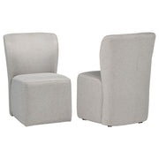 Jaelynn Upholstered Parsons Dining Side Chair Beige (Set of 2) - 107052BEI