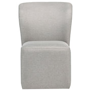 Jaelynn Upholstered Parsons Dining Side Chair Beige (Set of 2) - 107052BEI