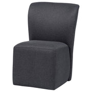 Jaelynn Upholstered Parsons Dining Side Chair Charcoal (Set of 2) - 107052CHAR