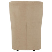 Jaelynn Upholstered Parsons Dining Side Chair Tan (Set of 2) - 107052TAN