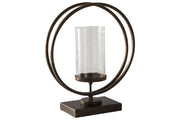 Jalal Antique Gold Finish Candle Holder - A2000370 - Lara Furniture