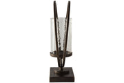 Jalal Antique Gold Finish Candle Holder - A2000370 - Lara Furniture