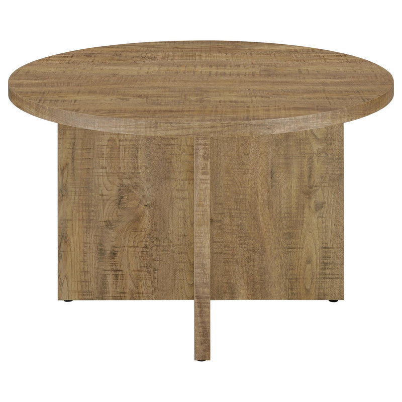 Jamestown Round 47-inch Composite Wood Dining Table Mango - 183021