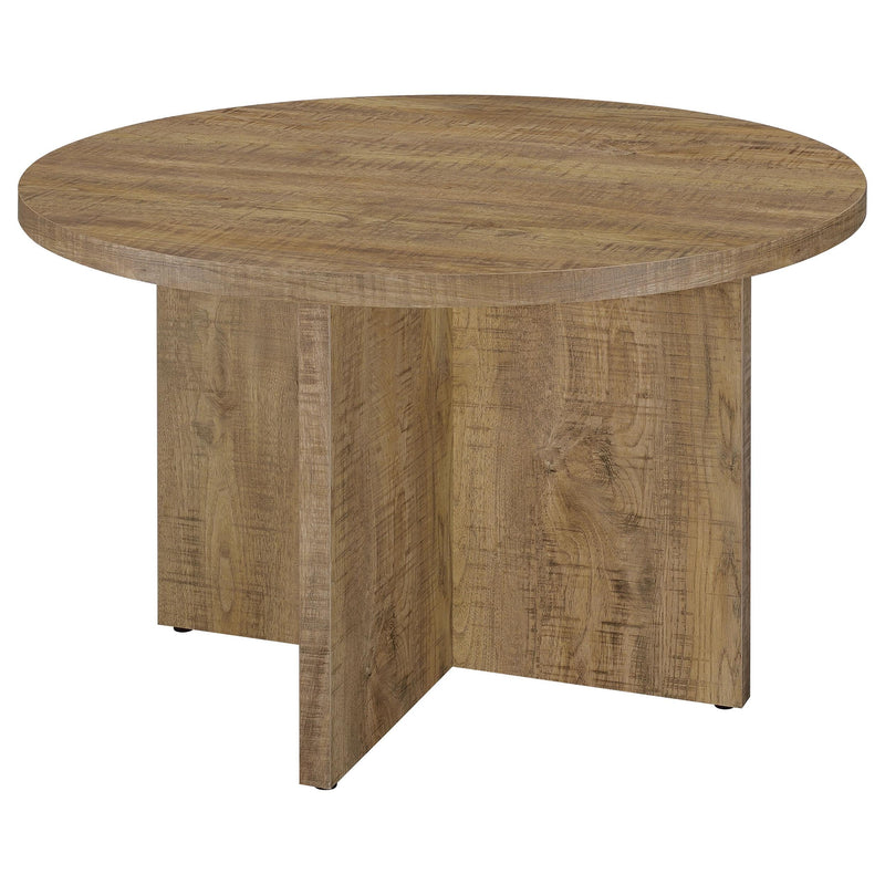 Jamestown Round 47-inch Composite Wood Dining Table Mango - 183021
