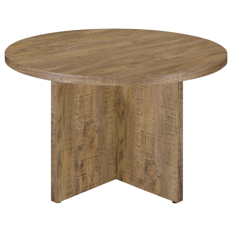 Jamestown Round 47-inch Composite Wood Dining Table Mango - 183021